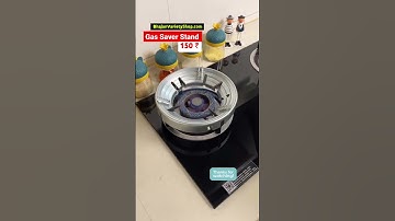 Gas Stove Stand Round Burner Stand, Glass top Gas Saver Jail Home Stove