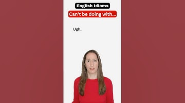 "Kan niet met" betekenis #britishenglish #idiomen #learnenglish