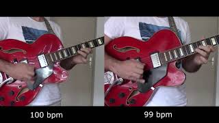Steve Reich's phase concept on guitar