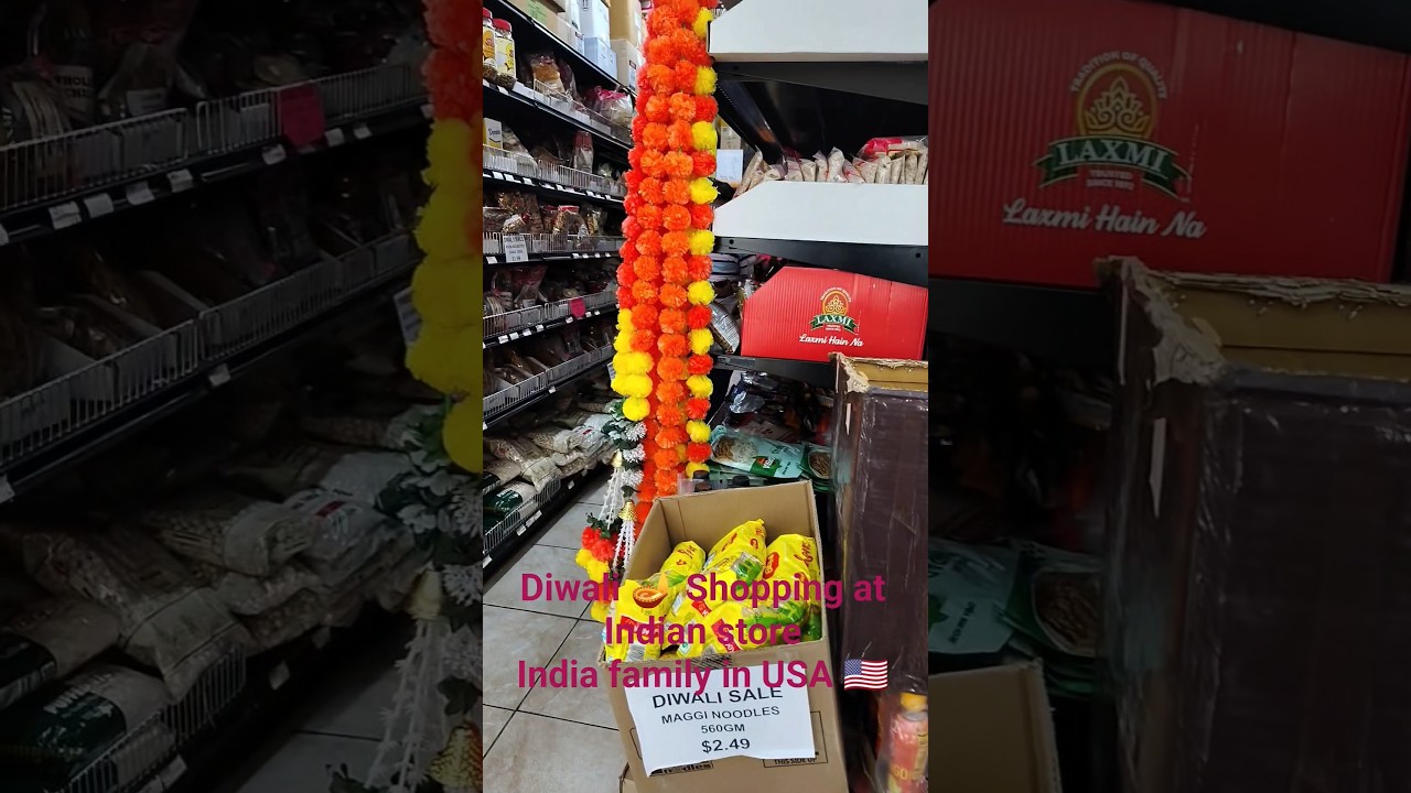 2025 Diwali shopping at Indian Store