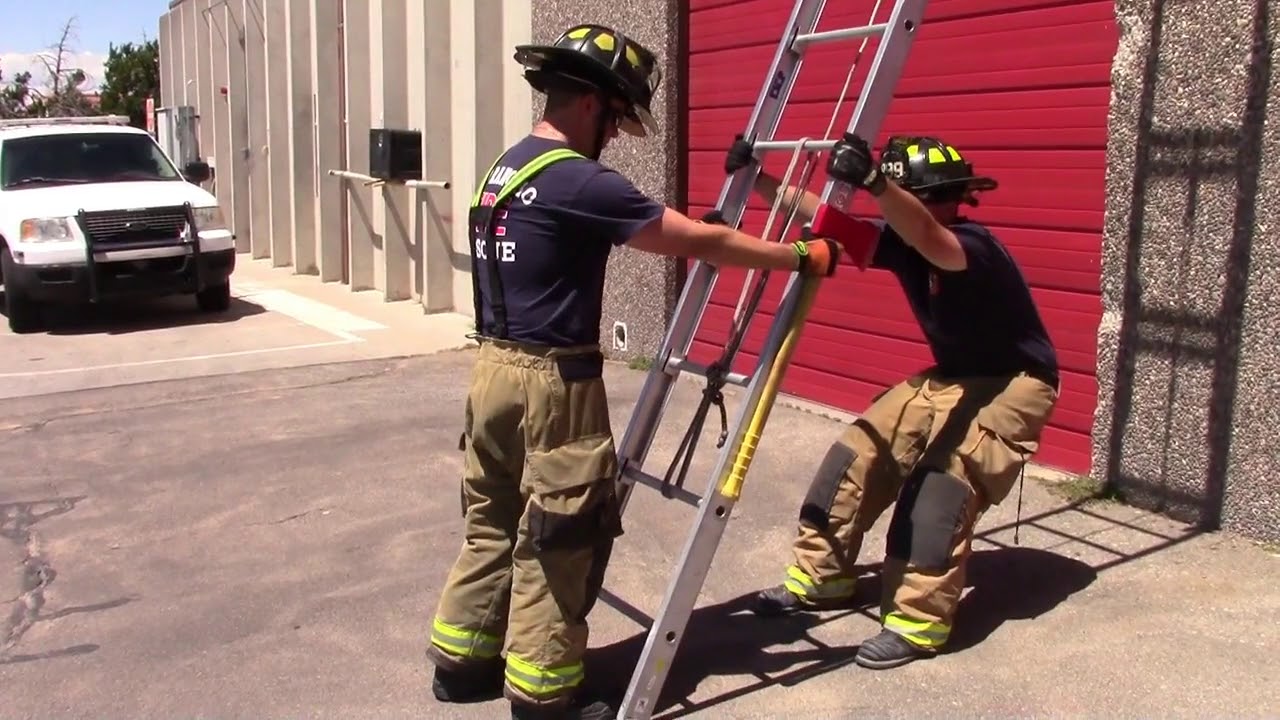 Skill Drill 1119 Using a Leg Lock to work from a ladder YouTube