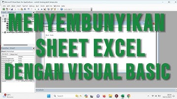 Menyembunyikan sheet Excel dengan code VBA