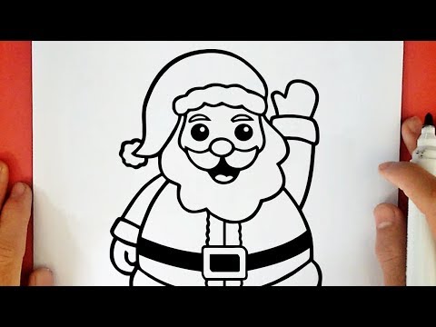 HOW TO DRAW SANTA CLAUS