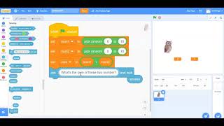 Making a Simple Addition Game in Scratch - Introduction to conditional statements