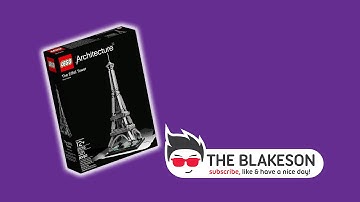 Building the Lego Architecture Eiffel Tower #21019 - Stop Motion