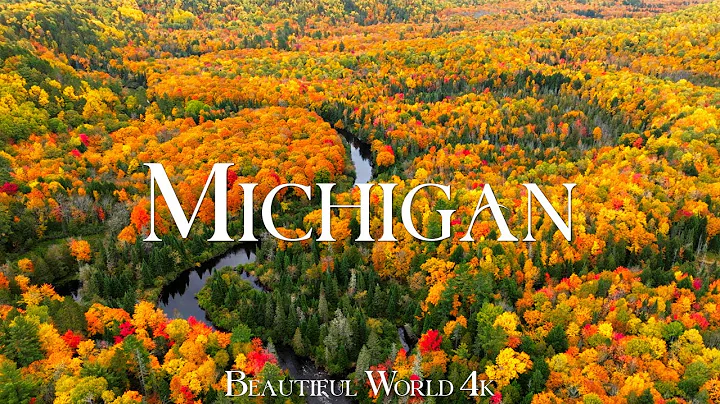 Michigan 4K Drone Nature Film - Calming Piano Music - Amazing Nature