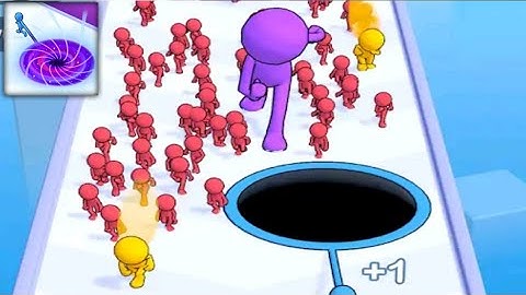 Drag the hole ALL LEVEL GAMEPLAY ANDROID IOS walkthrough