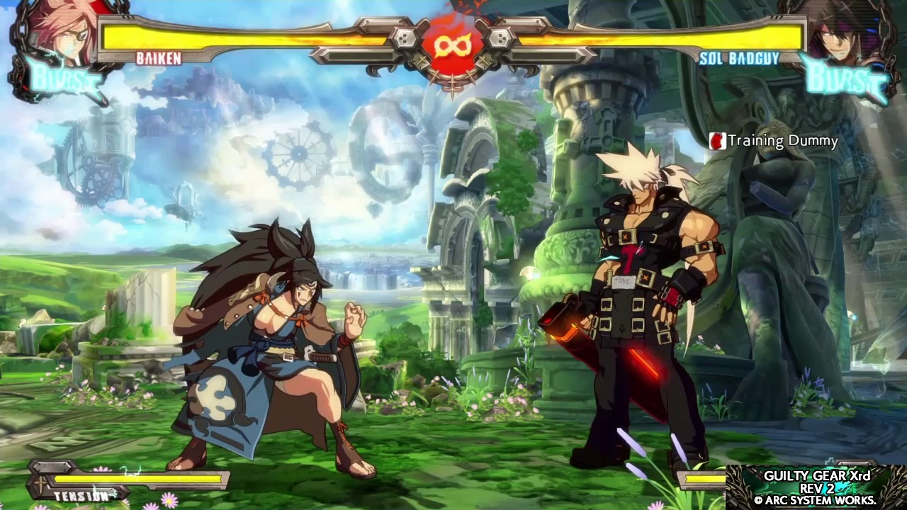 [Guilty Gear XRD Rev 2] Baiken j.236k (Tatami Gaeshi) okizeme YouTube