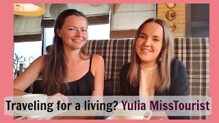 Russian Conversations 19. Traveling for a living? HOW? With Yulia Miss Tourist