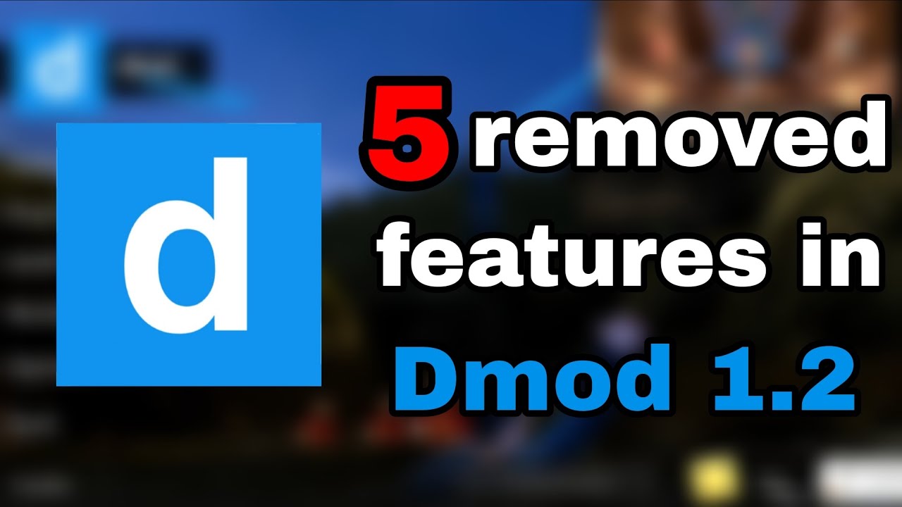5 removed features in DMod 1.2 - YouTube