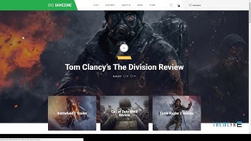 Gamezone Gaming Blog and Store WordPress Theme        Justy Nik