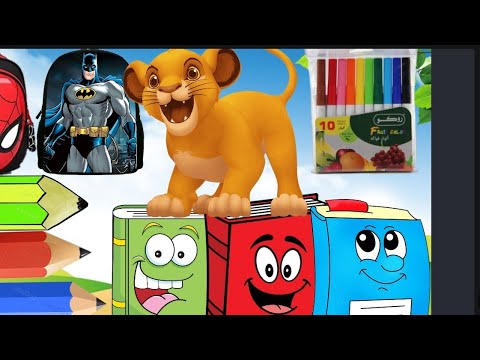 سيمبا ملك الغابة يشتري أدوات المدرسة قصص أطفال قبل النوم Nanasworldcreations2129