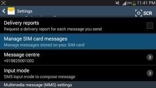 How To Manage SIM Card Message In Android Device screenshot 1