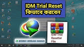 How To Reset Idm Trial Period After 30 Days How To Use Idm After Trial End In 2020 Youtube