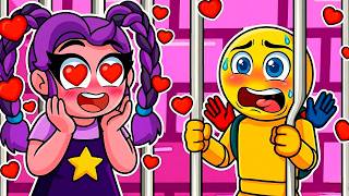 ATRAPADO con Mi FAN LOCA en una PRISIÓN de AMOR en Roblox!