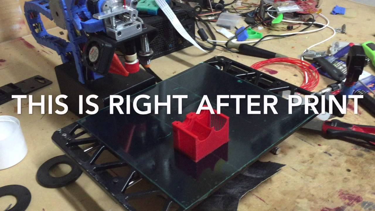 How to remove 3d print from bed