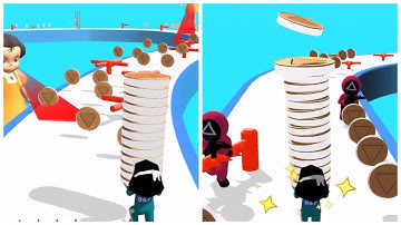 Stack Candy Challenge Squid Game Gameplay Walkthrough IOS Android Games