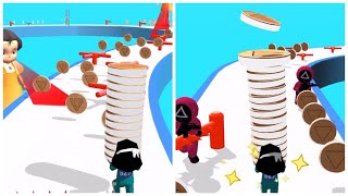 Stack Candy Challenge Squid Game Gameplay Walkthrough IOS Android Games screenshot 4