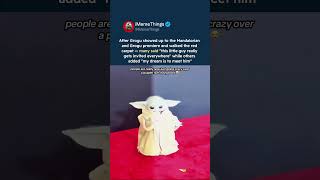 grogu steals the show on "the mandalorian &amp; grogu" red carpet in la #starwars