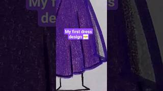 Dress design its my first time ? do you like fashion art dress fasion هنر طراحی