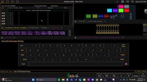 ETC EOS Light Show Timecode via Internal TC and OSC Triggers