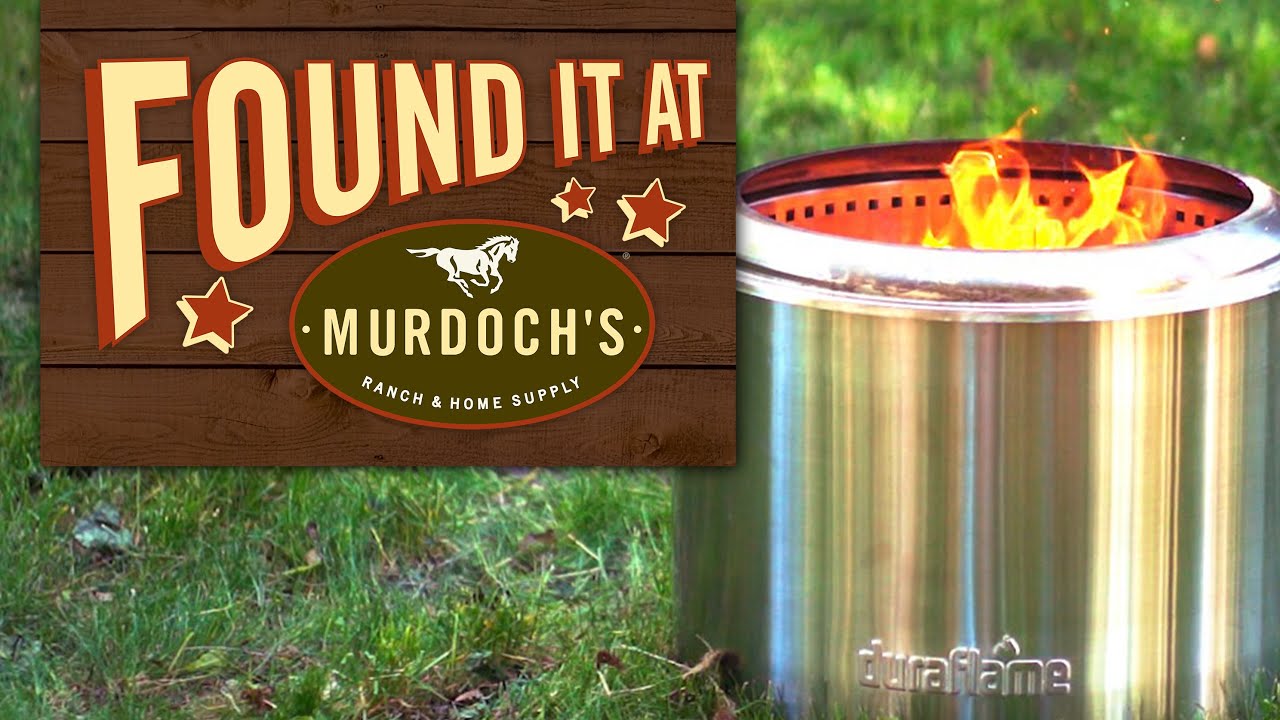 Found it at Murdoch's - Duraflame Low Smoke Fire Pit - YouTube