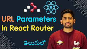 How To Use URL Parameters In React Router In Telugu 2025 | Query Params And Path Params In Telugu