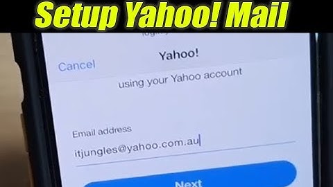How to Setup Yahoo! Mail to iPhone Mail on iOS 13