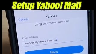 How to Setup Yahoo! Mail to iPhone Mail on iOS 13