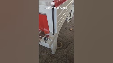 Maxi roll heat seal #shrink #package #machine with #label