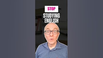 Stop Studying English