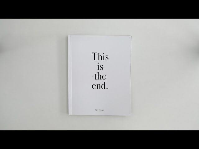 Fotocuaderno "THIS IS THE END" de Paco Tamayo