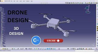 How to Design Drone in 3d | Catia V5 | 3DDesign | Aeronautics | Design Practice | CADWALA