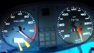 Audi 80 VR6 Turbo Brutal Acceleration 0-300