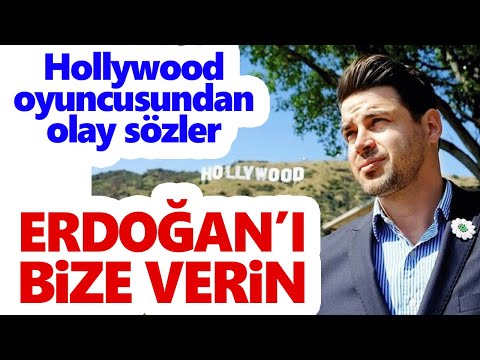 Hollywood oyuncusu Reshad Strik'ten olay sözler: Erdoğan'ı bize verin!