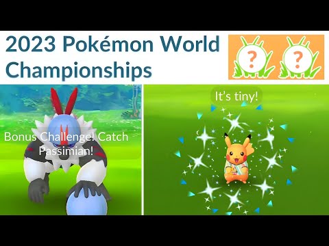HOW TO CATCH SHINY WCS 2023 PIKACHU & PASSIMIAN! Shiny BOOSTED