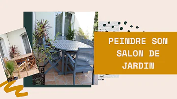 Comment relooker un salon de jardin ?