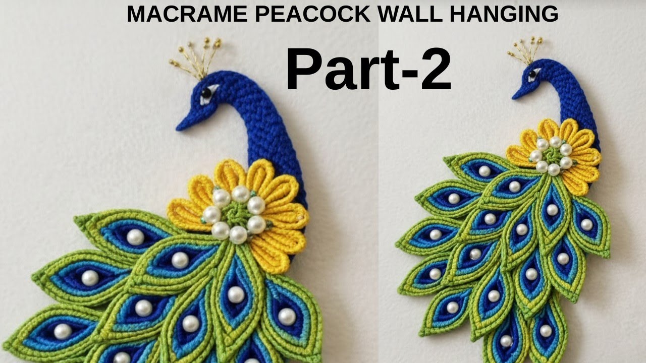 macrame new design peacock /