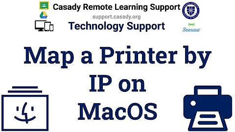 Tutorial: Map a Printer by IP on MacOS