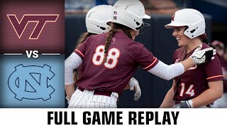 Virginia Tech Vs North Carolina Full Game Replay 2023 Acc Softball