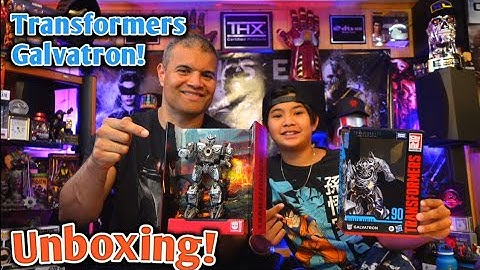 Transformers Studio Series 90 Voyager Class Transformers: Age of Extinction Galvatron!  Unboxing!
