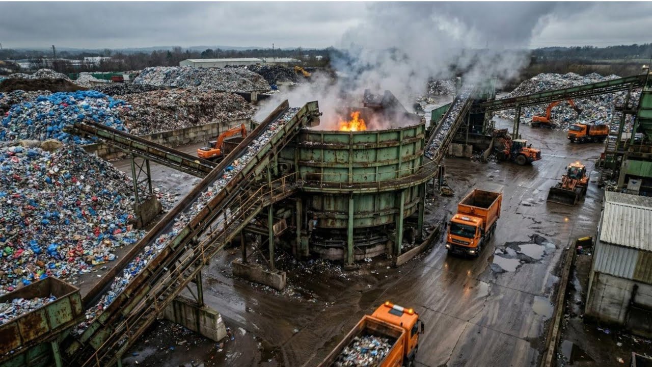 Inside the Plastic Recycling Factory: Waste Bottles to T‑Shirt (Full Process)