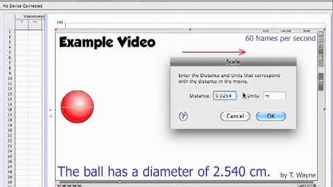 How to do Video Analysis with LoggerPro version 3.5.8.1