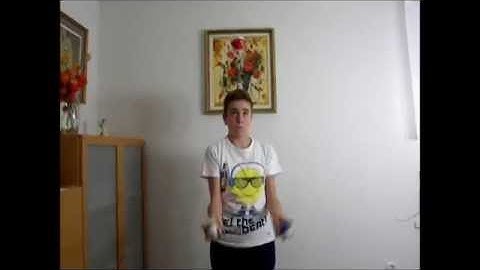 Juggling trick: Columns