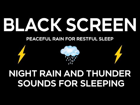 🔴 Super Heavy Rain Sound to Fall Asleep in 5 Minutes and Beat Insomnia | Noise Cancelling Sound