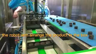 Parallel Robot Arm For Pick And Place Chocolate Into Tray/Chocolate Packaging Cartoning System