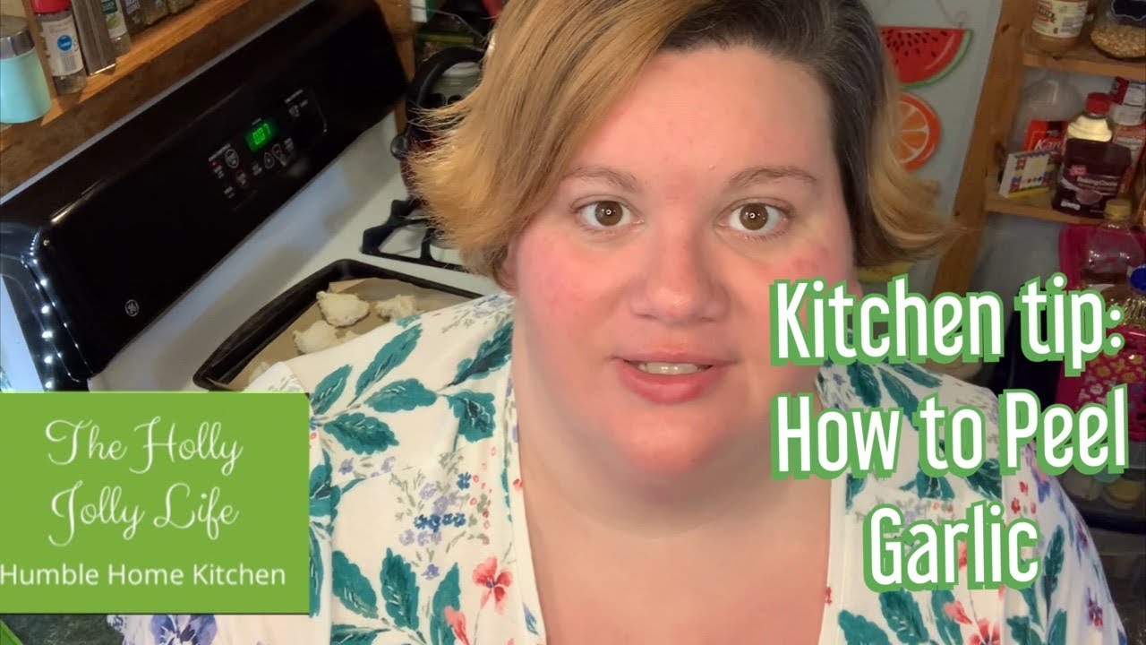 How to peel garlic cloves quick and easy YouTube