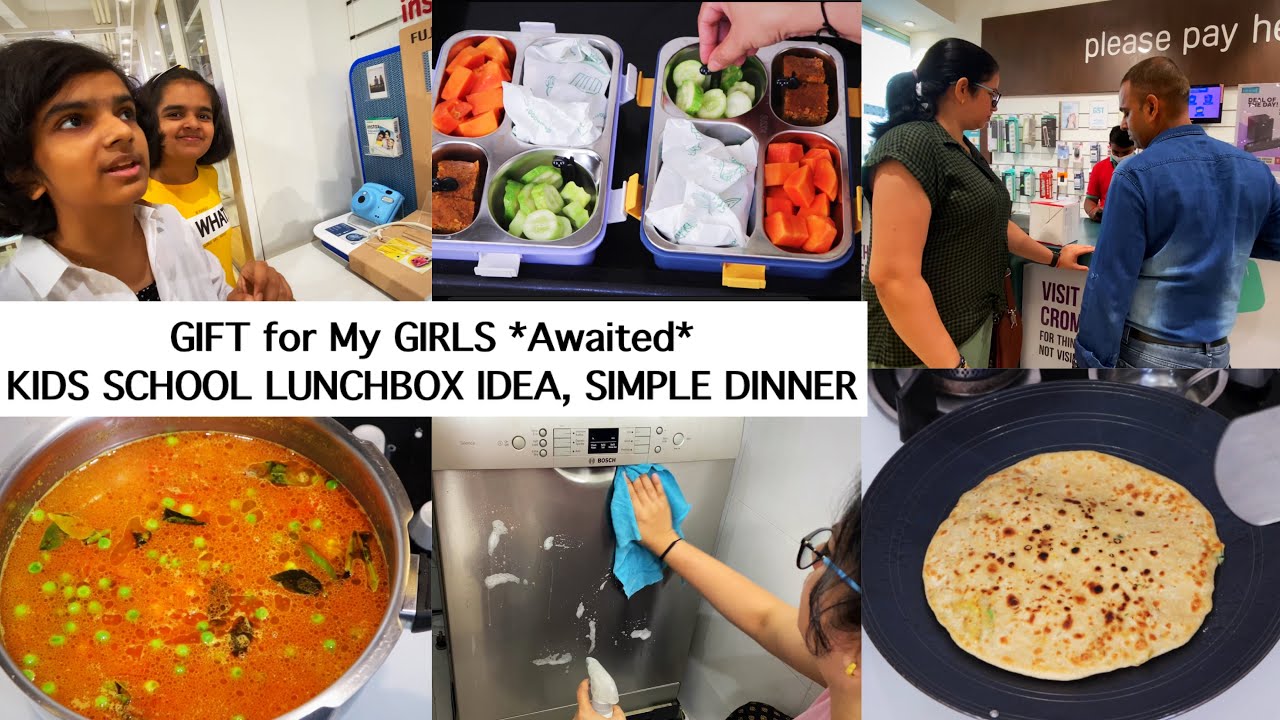 ❤️बेटियों के लिए बहुत स्पेशल GIFT...Kids Lunchbox Idea | Corn Cheese Paratha, SIMPLE DINNER, Khichdi