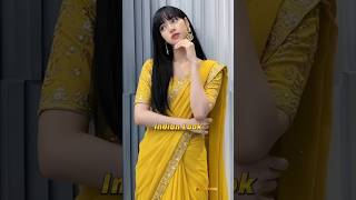 Blackpink Members In Indian Look 💜 #bts #blackpink #shorts