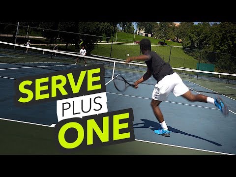 Serve Plus ONE - tennis singles strategy lesson